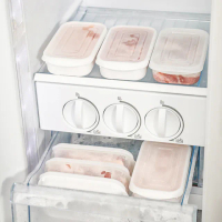 【茉家】冰箱冷凍分裝肉類保鮮盒(大號3入)