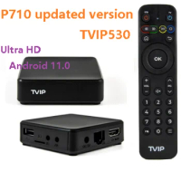 New TVIP710 IPTV Box Android 11.0 TV BOX 1G 8G Amlogic S905W2 TVIP 710 Support USB WiFi Media Player VS TVIP530 Set Top Box