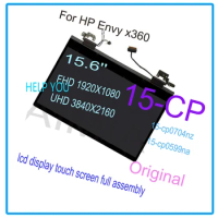 15.6'' for hp envy x360 15-cp 15-cp0704nz 15-cp0599na lcd touch screen digitizer full assembly with hings l25821-001 l23792-001