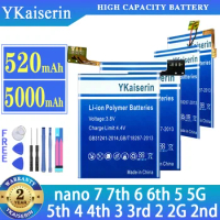 YKaiserin Battery For IPOD nano 7 7th 6 6th 5 5G 5th 4 4th 3 3rd 3TH 3Gen 2 2G 2nd nano7 nano6 nano5 nano4 nano3 nano2 nano1