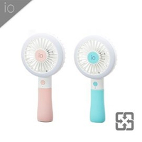io補光燈手持風扇 男女朋友2入組(天空藍+櫻花粉)
