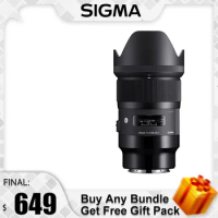 Sigma 35MM F1.4 DG DN Art Full Frame Standard Mirrorless DSLR Camera Lens For Canon 5D IV Nikon D7200 D5600 D500 Sony A7 III IV