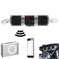 Waterproof MT487 Moto MP3 Player 12V Music Player FM Radio With LED Display Bluetooth Stereo Motorcycle Speaker