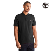 Timberland 男款黑色休閒短袖Polo衫|A62T5001