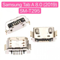 ขายร้อน 5-50pcs ปลั๊กในพอร์ตสำหรับ Samsung Tab A 8.0 (2019) SM-T295 ส่วนชาร์จเปลี่ยนอะไหล่