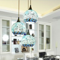 地中海波西米亞LED過道餐廳個性吧臺小吊燈陽臺創意吊燈
