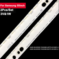 3V 680mm Tv Backlight Strip For Samsung 55inch SLED 2012SVS55 7032NNB 2Pcs/Set Led Light Strip UA55ES7000J UN55ES6100FXZA UE40S5