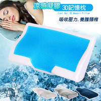 【日創優品】涼感凝膠3D護頸睡眠枕