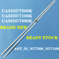 10PCS/SET LED Backlight strip for UA55NU7300K UE55NU7300 UE55NU7100 UE55NU7105 AOT_55_NU7300_NU7100 BN96-45913A BN61-15485A