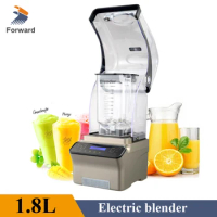 1.8L Blender Commercial Ice Slush Machine Automatic Juice Yogurt Slush Mixer Fruit Smoothies Blender