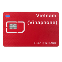 Vietnam Vinaphone Prepaid Sim Card,Unlimited Data, Talk &amp; Text,4G LTE Network Phone Card,Vietnam Travel Sim Card,WIFI Data Card