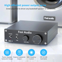 Audio Fosi Audio Subwoofer Amplifier Mono Channel 200 W TPA3255D2 - M03 - Black Terlaris