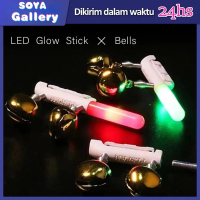 Fishing Bells Alarm Pancing Double Bel LED Rechargeable Waterproof dengan USB Charger Float Battery 
