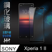 【HH】鋼化玻璃保護貼系列 SONY Xperia 1 II -6.5吋-全滿版黑(GPN-SN1-II-FK)