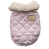 Autumn and Winter Cats, Dogs, Pet Clothes, Dogs, Small Dogs, Teddy Bear, Quilted Vest, Cotton Coat, Bibby Bear