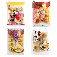 【江戶物語】天惠製果 二色銅鑼燒  二色最中餅 二色麻糬燒果子 無色素 虎燒 日式甜點 年貨 拜拜 日本進口