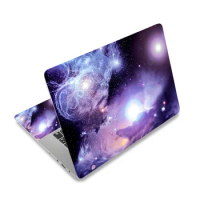Waterproof Laptop Skin Sticker Beautiful Starry Sky Laptop Cover Repeated Paste for 14/15/17 inch Lenovo Apple Mac Dell Asus Ace