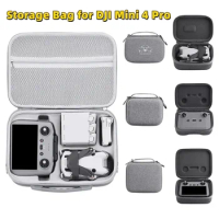 Storage Bag for DJI Mini 4 Pro RC 2 Remote Controller Body Case Portable Carrying Box Handbag Smart Controller Accessories