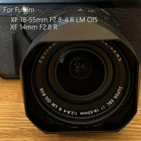 Bayonet Dedicated Lens Hood+Cap for Fujinon XF 14mm f/2.8 R Lens And Fuji Fujifilm XF 18-55mm f/2.8-4 R OIS Lens