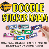 STICKER DOODLE CARTOON 5x2CM KALIS AIR DAN LASAK