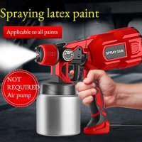 1SET Electric spray gun, household small paint spray pot, multifunctional spray tool, high-power paint latex paint spray gun