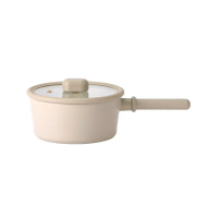 【NEOFLAM】經典ChouChou咻咻系列鑄造單柄湯鍋18cm(全覆底)+玻璃蓋