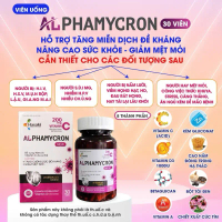 [ HPV ]Viên Uống ALPHAMYCRON  30 Viên .Hỗ Trợ Tăng Đề Kháng Ức Chế  Đào Thải  HPV ( CHE TÊN SẢN PHẨM
