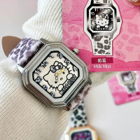 Genuine Hello-Kitty Sweetheart Leopard Watch Series Watch Blind Box Trendy Leopard Print Watch Cute 