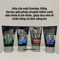 I Sữa rửa mặt tạo bọt Gatsby 100g ngăn ngừa mụn nam và nữ, sữa rửa mặt thương hiệu Nhật Bản nhập khẩ