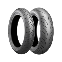 【BRIDGESTONE 普利司通】SC2 紅/黃牌速克達專用 運動跑旅胎-15吋輻射胎(160-60-R15 67H SC2 前胎 日本製)