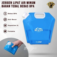 Jerigen Lipat Kapasitas 5 Liter Portable Bahan Tebal