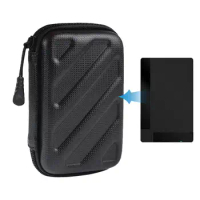 Hard Disk Case Storage Bag Travel Charger Case EVA Case Hard Shell Cable Organizer Bag Portable Hard Drive Case 2.5 Inch