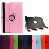 For Samsung Galaxy Tab Note Pro 12.2 inch P900 P901 P905 SM-P900 Tablet Case 360 Rotating Bracket Flip Stand Leather Cover Glass
