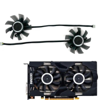 75MM CF-12815S RTX 2070 VGA fan for INNO3D RTX2070 8GB TWIN X2 Black Gold Extreme Edition 2060 1660TI graphics card cooling fan