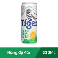 Bia Tiger Soju Cheeky Plum dưa lưới 330ml