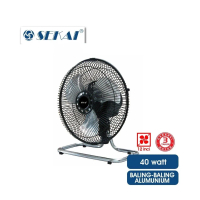 SEKAI Desk Fan/Wall Fan 2In1 [12\] HFN-1210 Hitam-Silver"