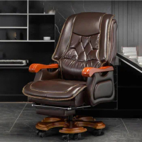 Recliner Luxury Office Chair Swivel Massage Ergonomic Comfortable Salon Boss Chairs Computer Chaise De Bureaux Home Furniture