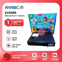 RECEIVER K-VISION DVB-S2 KV-3000 / KV3000 ( GARANSI RESMI MEDAN )