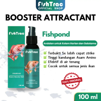 Fishtrac Fishpond Essen Super Booster Umpan Mancing Kolam Galatama Ikan Mas Nila Lele Patin 100ml