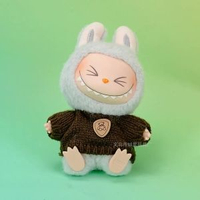 內地直送 - 坐坐派對搪膠娃娃labubu公仔衫 拉布布衣服毛絨玩具毛衣公仔玩偶服飾配件