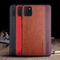 case for Samsung Galaxy Note 10 Lite Plus funda luxury Vintage Leather skin coque cover for samsung note 10 plus case capa