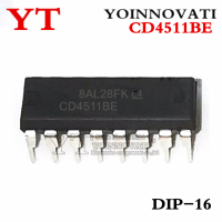 25 CD4511BE CD4511 4511 7-SEG LED Decod/drvr 16-DIP IC คุณภาพดีที่สุด