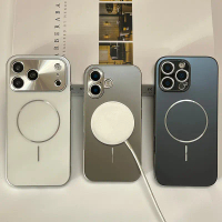Sarung magnetik bingkai kamera logam untuk iPhone 17 Pro Max, 17, 17 Pro, 16, 16 Pro, 16 Pro Max, 15