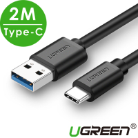 綠聯 USB3.0 Type-C快充傳輸線 2M