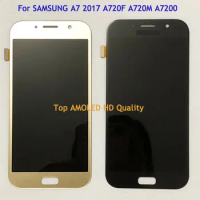5.7'' HD LCD Display Screen For SAMSUNG A7 2017 A720 A720F SM-A720F LCD Touch Screen Digitizer Assembly For Samsung A720 LCD