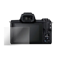 Kamera 9H鋼化玻璃保護貼 for Canon EOS M50 買鋼化玻璃貼送高清保護貼