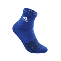 【adidas 愛迪達】襪子 P1 Explosive 藍 白 短襪 單雙入 透氣 運動襪 愛迪達(MH0002)