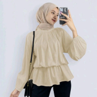 Kezia Blouse Lengan Karet