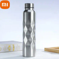 Xiaomi 1 Liter Water Bottle Stainless Steel Bottle Water Bottle Large Capacity Single-wall Gym Sport Water Jug Fitness Kettle