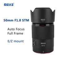 MEKE 50mm F1.8 STM Lens Full Frame Auto Focus Large Aperture Camera Lens For Nikon Z Sony E Z6 Z7 Z50 Z5 Z6II Z7II Z9 Camera